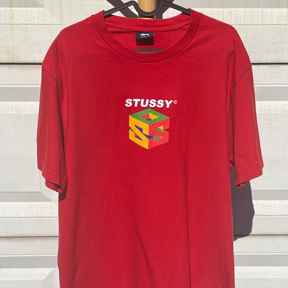 Stussy Red Nintendo 64 T-Shirt - Picture 1 of 4